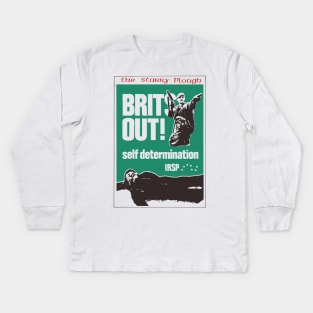 Brits Out - The Starry Plough Kids Long Sleeve T-Shirt